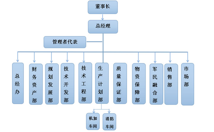国泰科技组织架构图