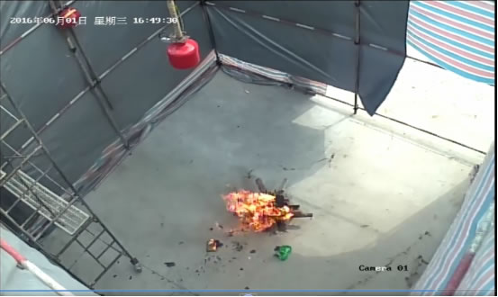 国泰科技超细干粉灭火试验在四川某城市核废料仓库取得成功